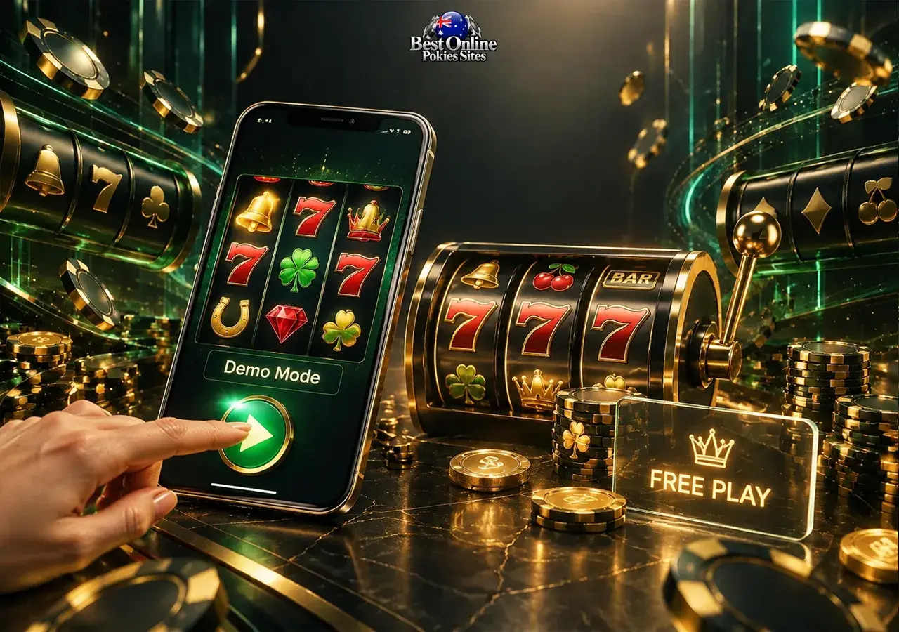 Demo gameplay allows testing slot mechanics before real wagers
